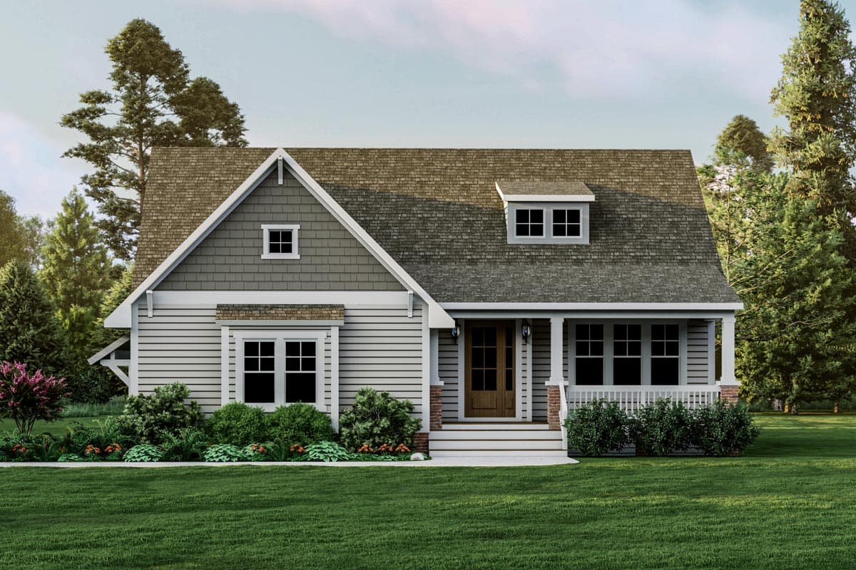 Plan 500016VV: Exclusive 2-Story Home Plan with First Floor Master - Image #9 - Country, Craftsman, New American