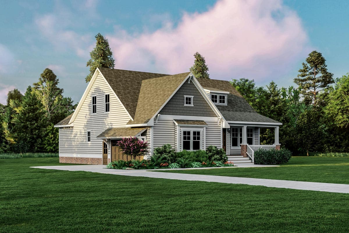 Plan 500016VV: Exclusive 2-Story Home Plan with First Floor Master - Image #10 - Country, Craftsman, New American