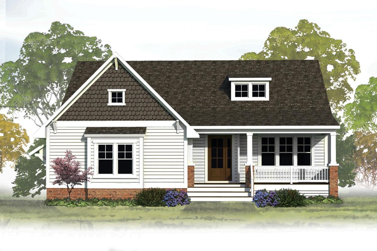 Plan 500016VV: Exclusive 2-Story Home Plan with First Floor Master - Image #11 - Country, Craftsman, New American