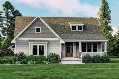 Exclusive 2-Story Home Plan with First Floor Master