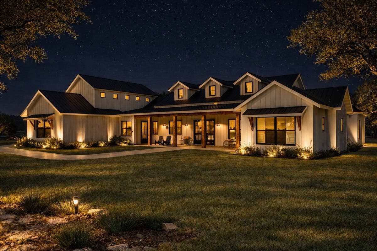 Plan 150000HRP: Modern Farmhouse Plan: 3,382 Sq Ft, 4 Beds, 3.5 Baths, 3-Car Garage - Image #6 - Country, Modern Farmhouse, New American, Ranch
