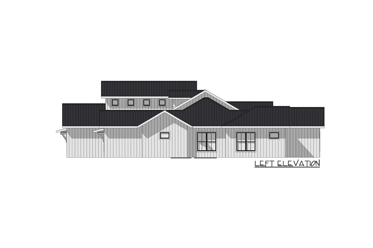Plan 150000HRP: Modern Farmhouse Plan: 3,382 Sq Ft, 4 Beds, 3.5 Baths, 3-Car Garage - Image #10 - Country, Modern Farmhouse, New American, Ranch