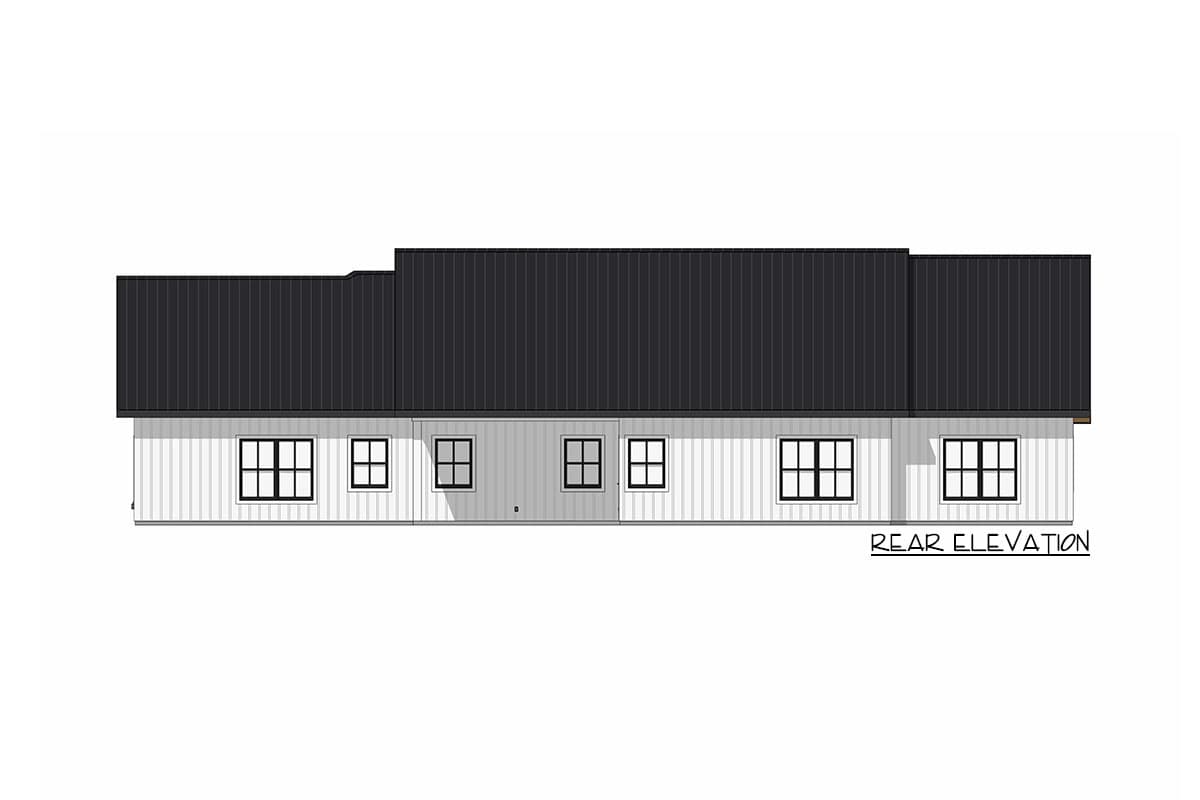 Plan 150002HRP: 4-Bed Country Ranch Plan with Elongated Front Porch - Image #10 - Country, Ranch, Southern, Traditional