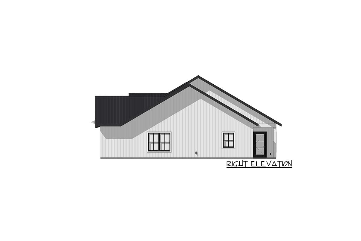 Plan 150002HRP: 4-Bed Country Ranch Plan with Elongated Front Porch - Image #11 - Country, Ranch, Southern, Traditional