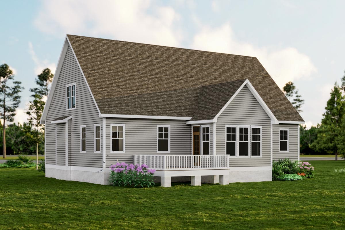 Plan 500028VV: Modern Country Cape with Main Floor Master Suite - 2298 Sq Ft - Image #4 - Cape Cod, Cottage, Country, Craftsman, Traditional