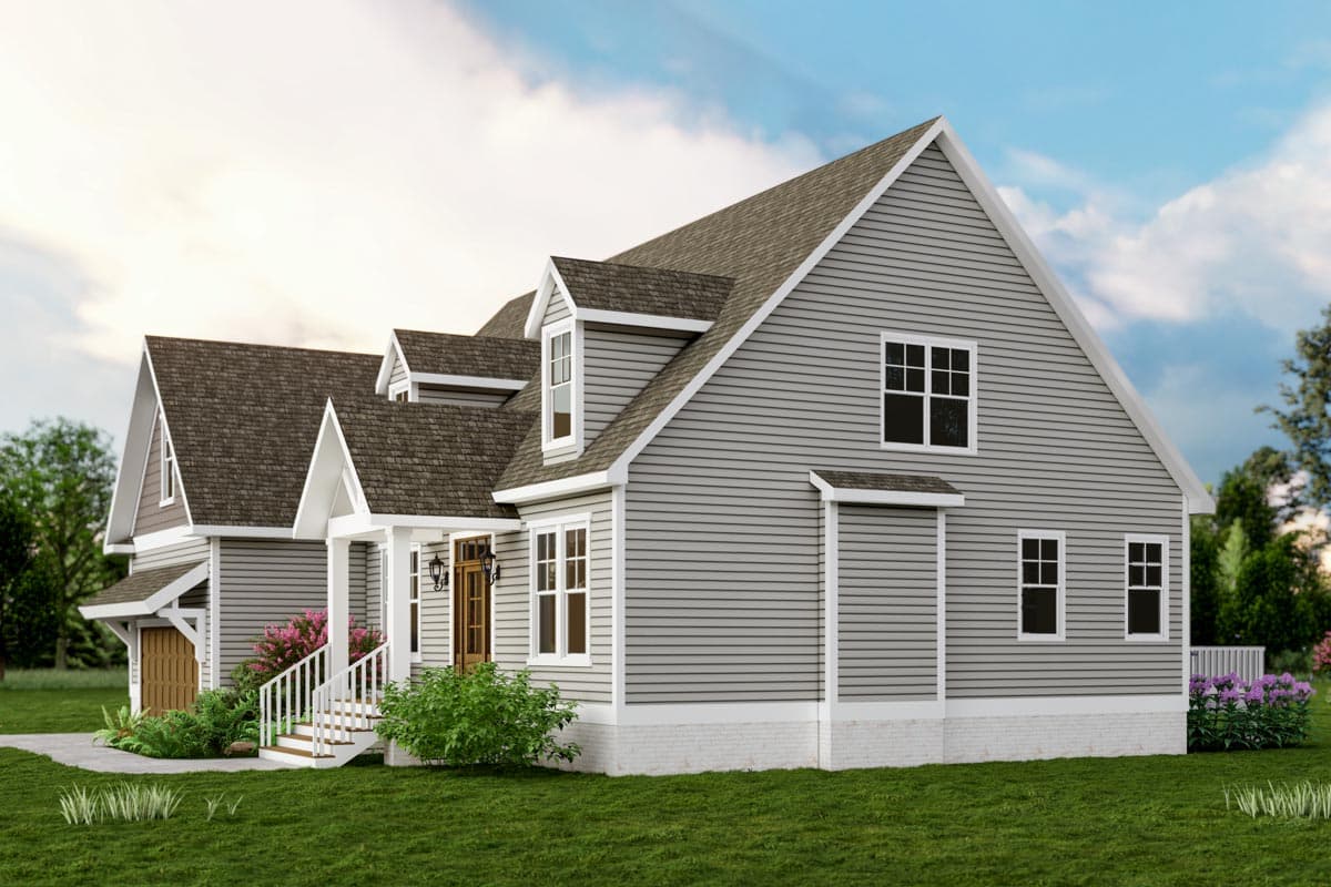 Plan 500028VV: Modern Country Cape with Main Floor Master Suite - 2298 Sq Ft - Image #5 - Cape Cod, Cottage, Country, Craftsman, Traditional