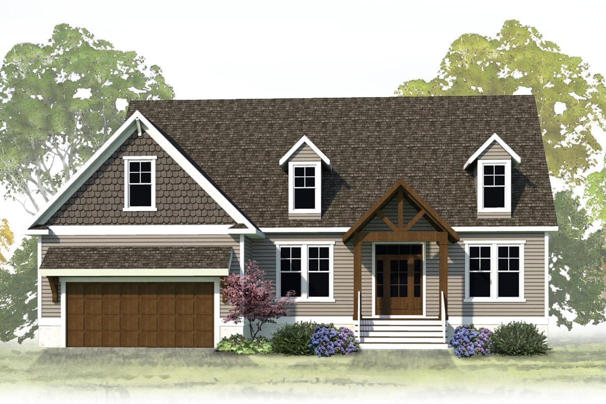 Plan 500028VV: Modern Country Cape with Main Floor Master Suite - 2298 Sq Ft - Image #8 - Cape Cod, Cottage, Country, Craftsman, Traditional