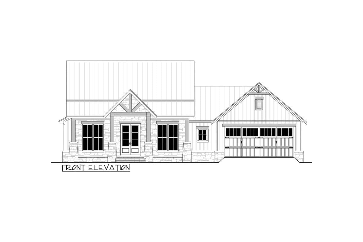 Plan 51901HZ: 3-Bed Texas Hill Country Craftsman House Plan with Rustic Curb Appeal - Image #26 - Cottage, Country, Hill Country, Rustic