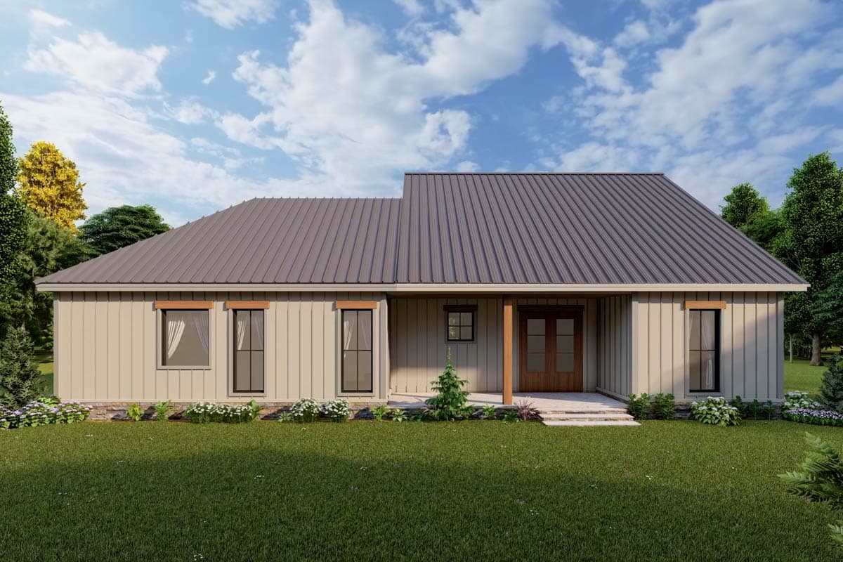 Plan 51901HZ: 3-Bed Texas Hill Country Craftsman House Plan with Rustic Curb Appeal - Image #5 - Cottage, Country, Hill Country, Rustic