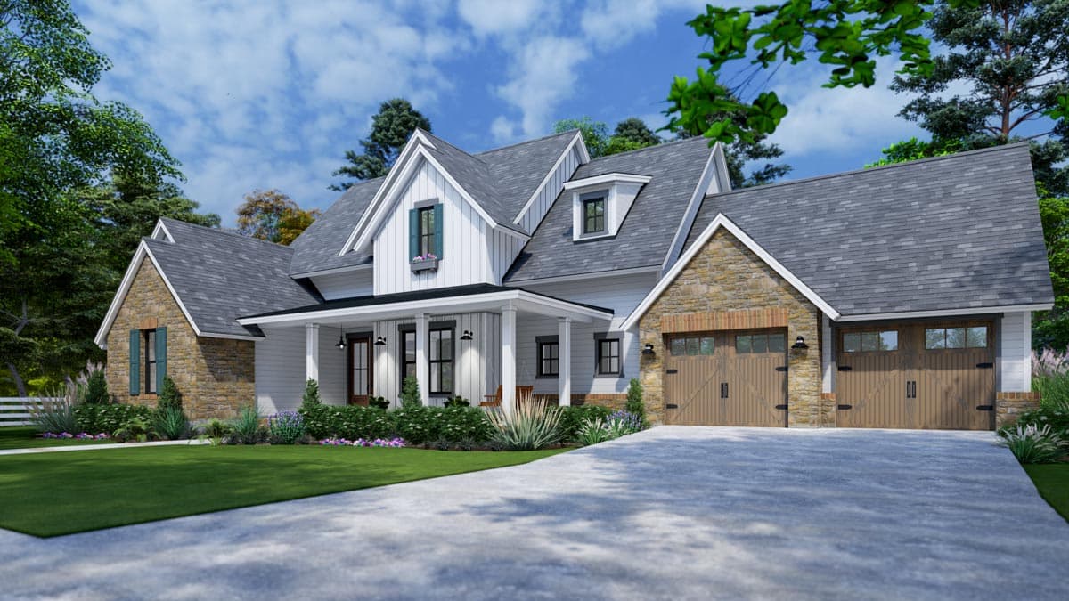 Plan 16924WG: 3-Bed Modern Farmhouse with Rustic Touches and 3 Bonus Areas - Image #21 - Craftsman, Farmhouse, Hill Country, Modern Farmhouse, New American, Ranch, Traditional