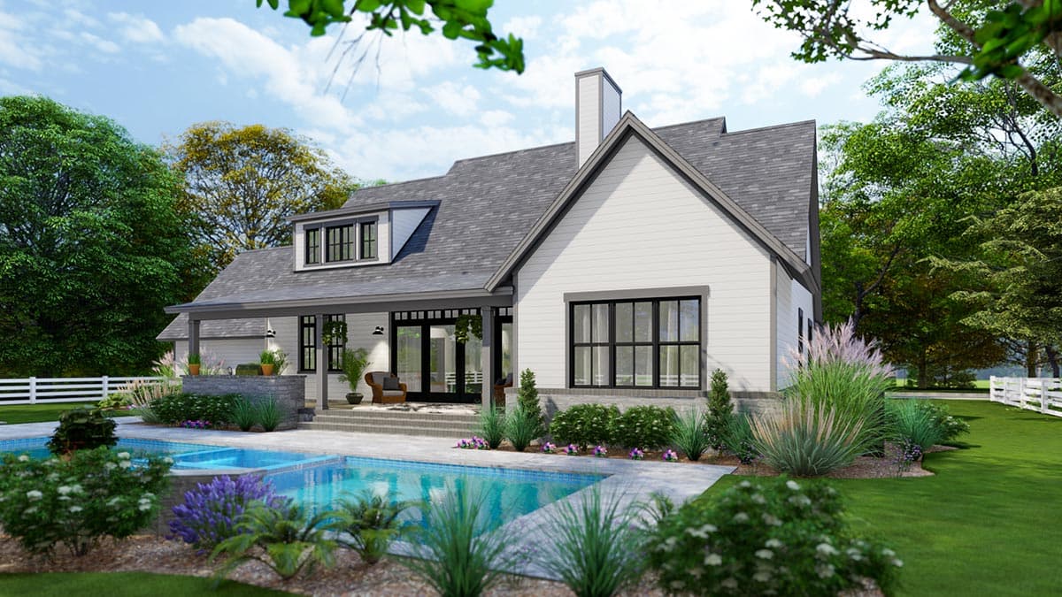 Plan 16924WG: 3-Bed Modern Farmhouse with Rustic Touches and 3 Bonus Areas - Image #5 - Craftsman, Farmhouse, Hill Country, Modern Farmhouse, New American, Ranch, Traditional