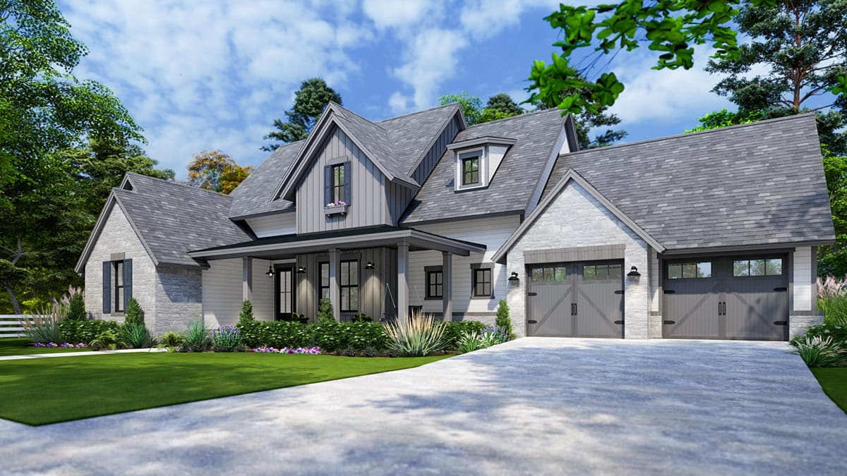 Plan 16924WG: 3-Bed Modern Farmhouse with Rustic Touches and 3 Bonus Areas - Image #10 - Craftsman, Farmhouse, Hill Country, Modern Farmhouse, New American, Ranch, Traditional