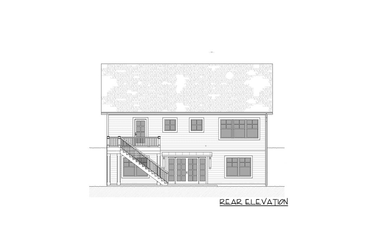 Plan 970096VC: New American Ranch House Plan with Master on Main and 2 Beds in the Walkout Basement - Image #6 - Cottage, Country, Craftsman, New American
