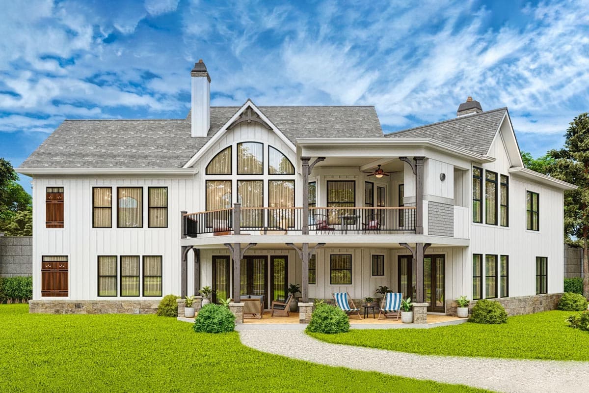 Plan 25760GE: 3-Bed Craftsman-Style House Plan with Great Room and Angled 2-Car Garage - Image #9 - Country, Craftsman, Mountain, New American, Rustic