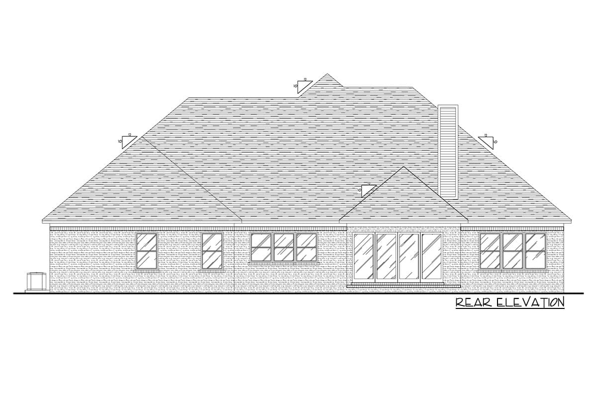 Plan 461029DNN: Transitional European Home Plan with Split-bed Layout - Image #8 - European, Southern, Transitional