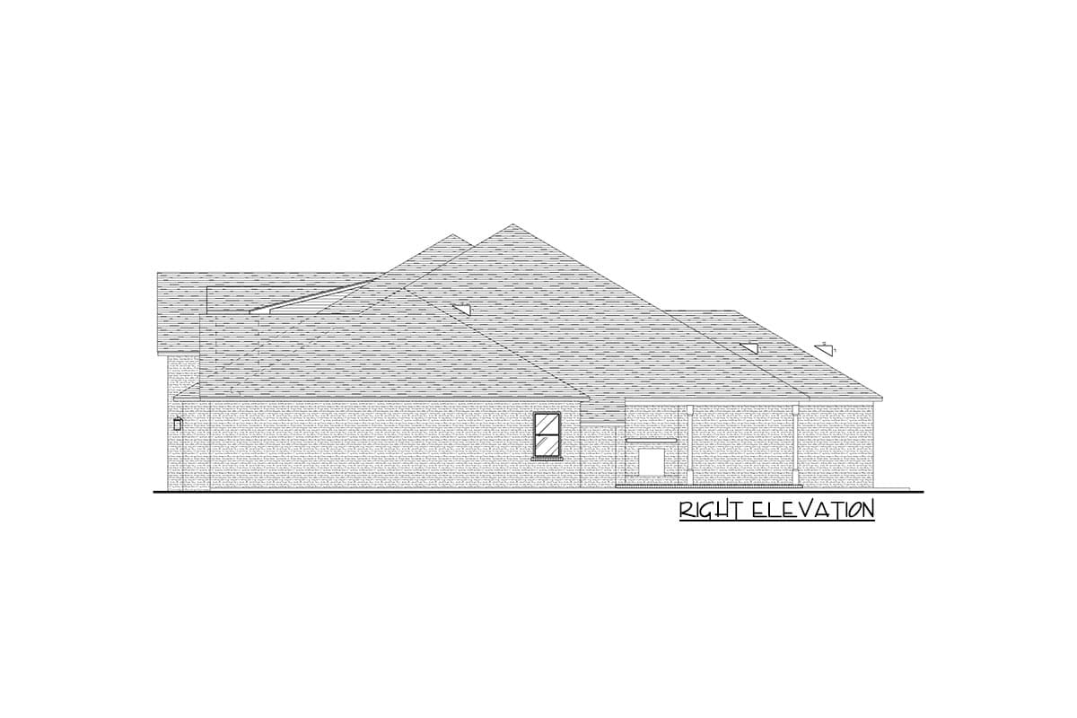 Plan 461040DNN: New American Ranch Plan with Oversized Garage Bay - 2884 Sq Ft - Image #7 - Craftsman, Hill Country, New American, Ranch