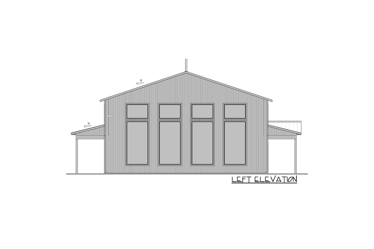 Plan 400007FTY: Modern Barndominium Plan with Wraparound Porch and Loft - 6,169 Sq Ft - Image #17 - Barndominium, Country, Rustic