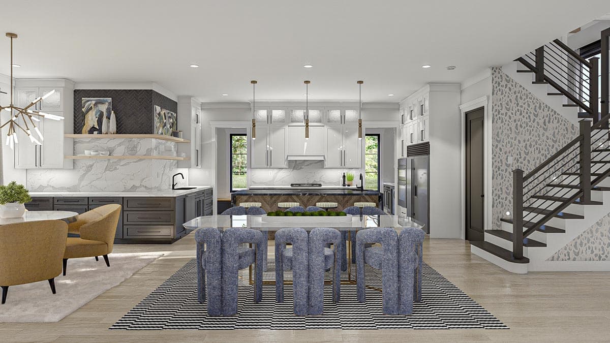 Plan 623093DJ: 4-Bed Modern-style Cottage with Laundry on Both Floors - Image #9 - Cottage, European, New American, Transitional