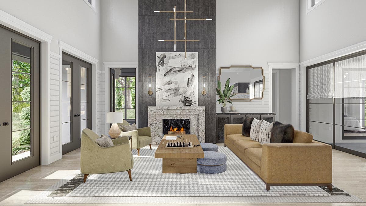 Plan 623093DJ: 4-Bed Modern-style Cottage with Laundry on Both Floors - Image #11 - Cottage, European, New American, Transitional