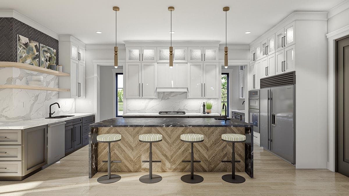 Plan 623093DJ: 4-Bed Modern-style Cottage with Laundry on Both Floors - Image #12 - Cottage, European, New American, Transitional