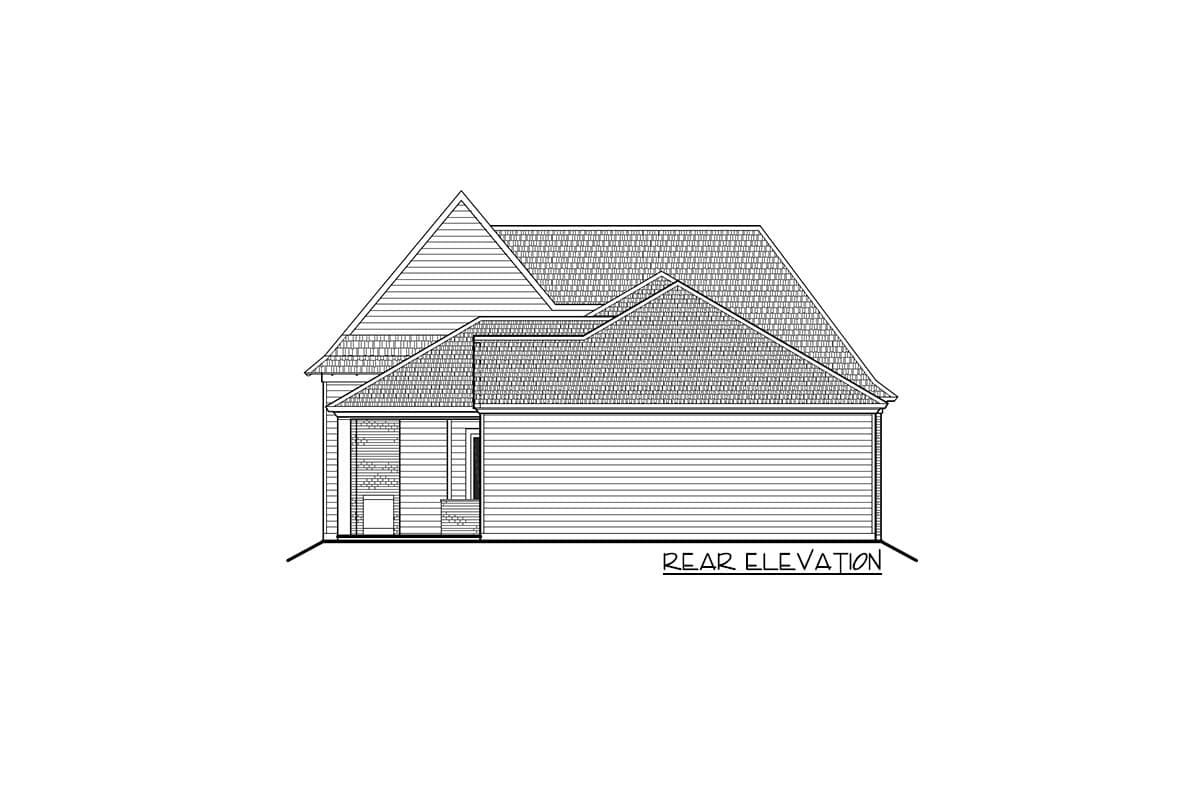 Plan 860063MCD: Charming Southern 3-Bedroom House Plan with Large Rear ...