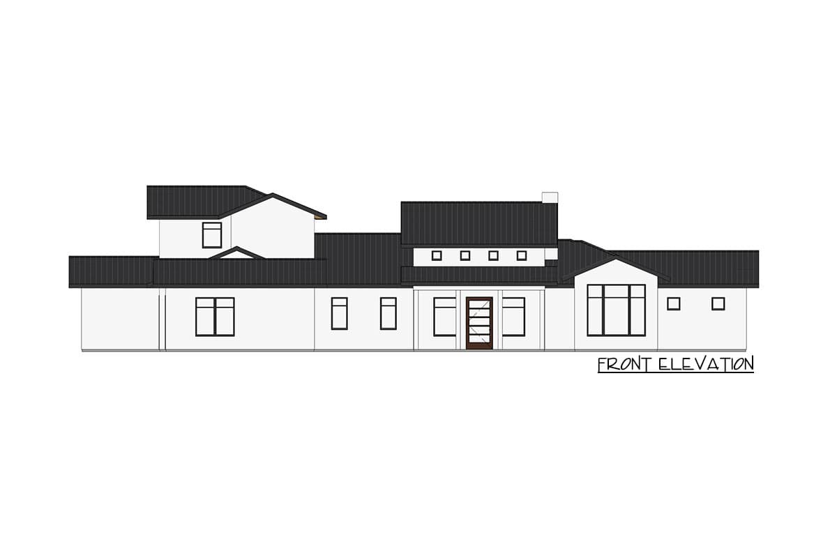 Plan 150003HRP: Transitional Farmhouse Plan with Clerestory Windows Front and Back - Image #7 - Country, Farmhouse, Modern Farmhouse, New American, Transitional
