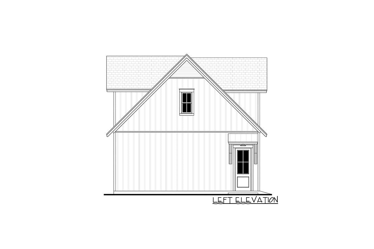 Plan 51902HZ: New American Garage Apartment with Board and Batten Siding - Image #4 - Carriage, Country, Craftsman, New American
