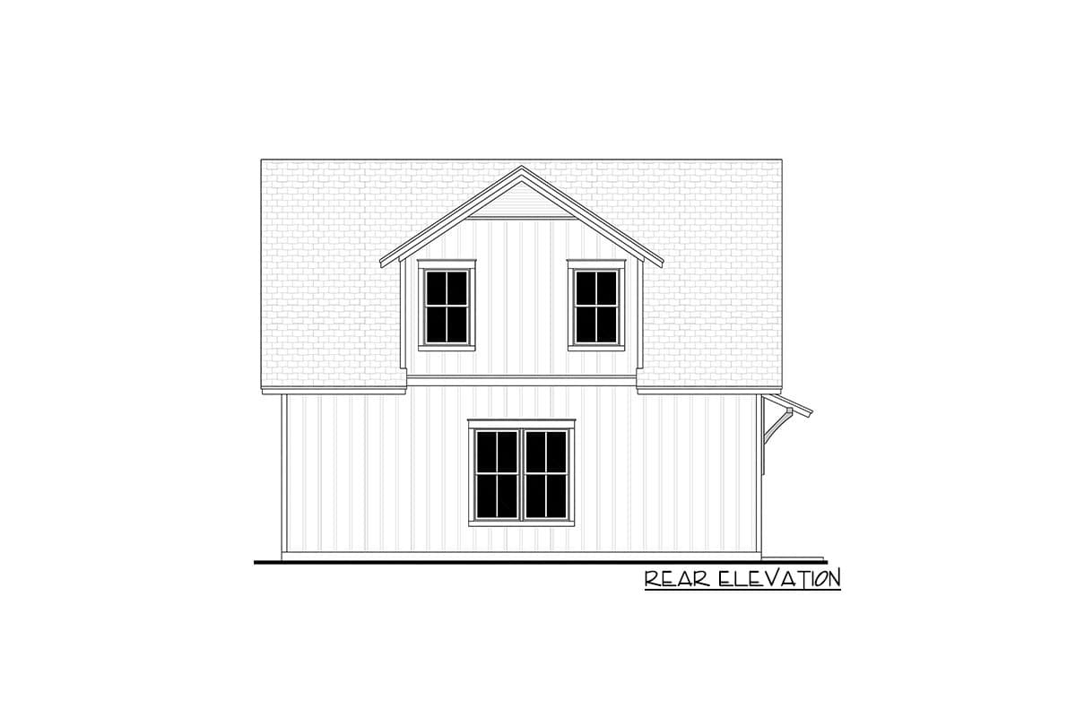 Plan 51902HZ: New American Garage Apartment with Board and Batten Siding - Image #5 - Carriage, Country, Craftsman, New American