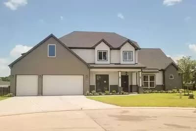 2-Story New American Craftsman with Main Floor Master Bedroom