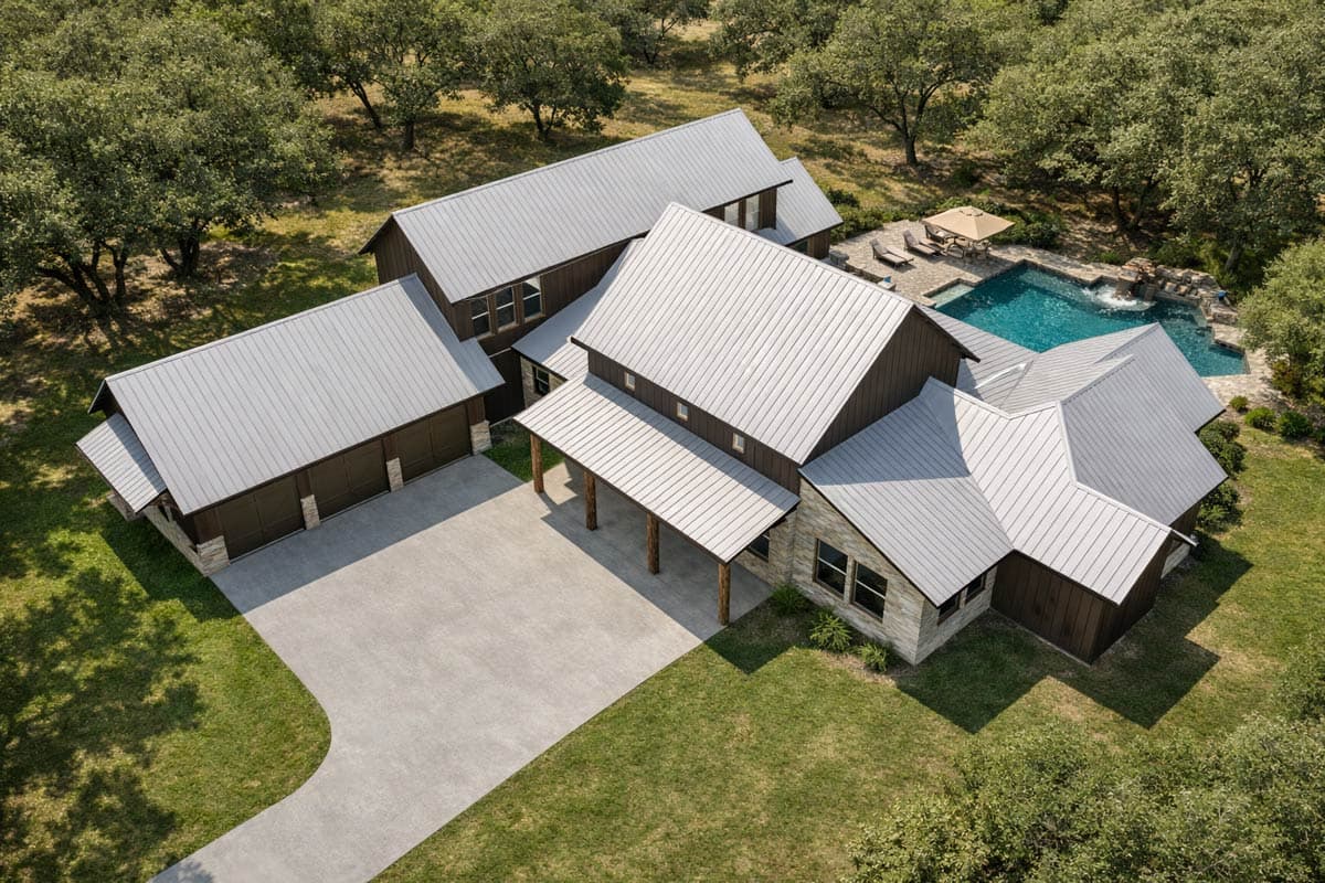 Plan 150005HRP: 4-Bed Transitional Mountain House Plan with 2-Story Great Room - Image #6 - Craftsman, Mountain, New American, Rustic, Transitional