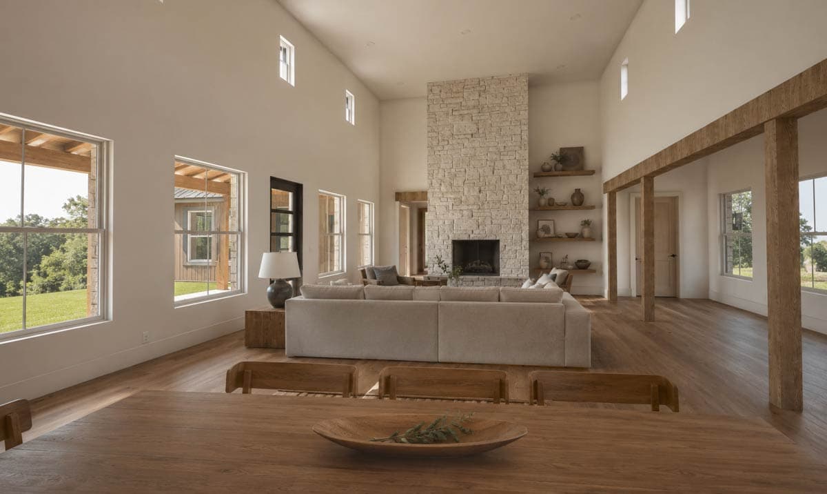 Plan 150005HRP: 4-Bed Transitional Mountain House Plan with 2-Story Great Room - Image #9 - Craftsman, Mountain, New American, Rustic, Transitional