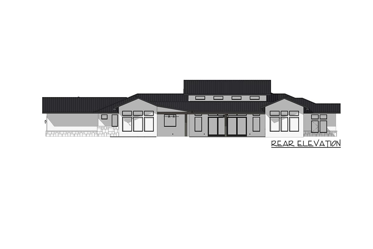 Plan 150006HRP: Contemporary Hill Country House Plan with Split-bed Layout - Image #10 - Contemporary, Hill Country, New American, Ranch