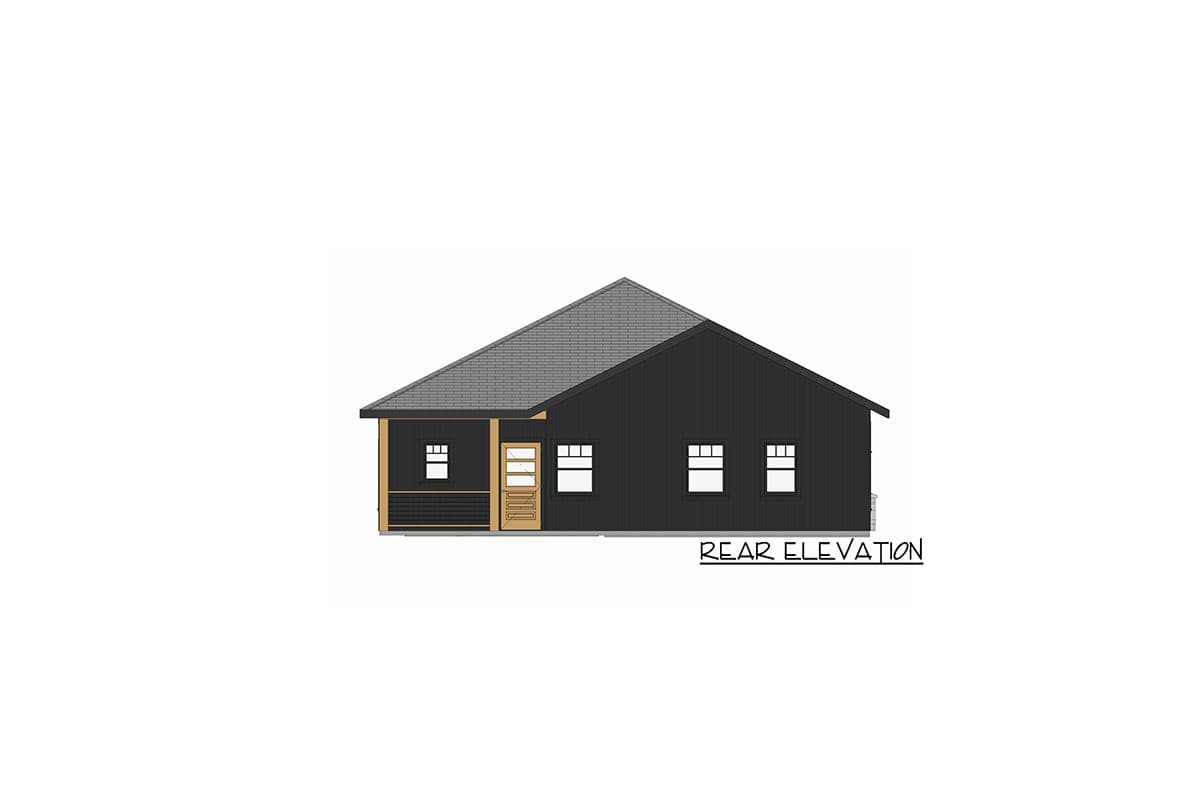 Plan 150007HRP: Rustic Craftsman Home Plan with 3-Beds on the Left and Open Concept on the Right - Image #7 - Country, Craftsman, Rustic