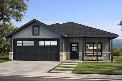Exclusive One-Level Craftsman House Plan with Open-Concept Layout - 1345 Sq Ft