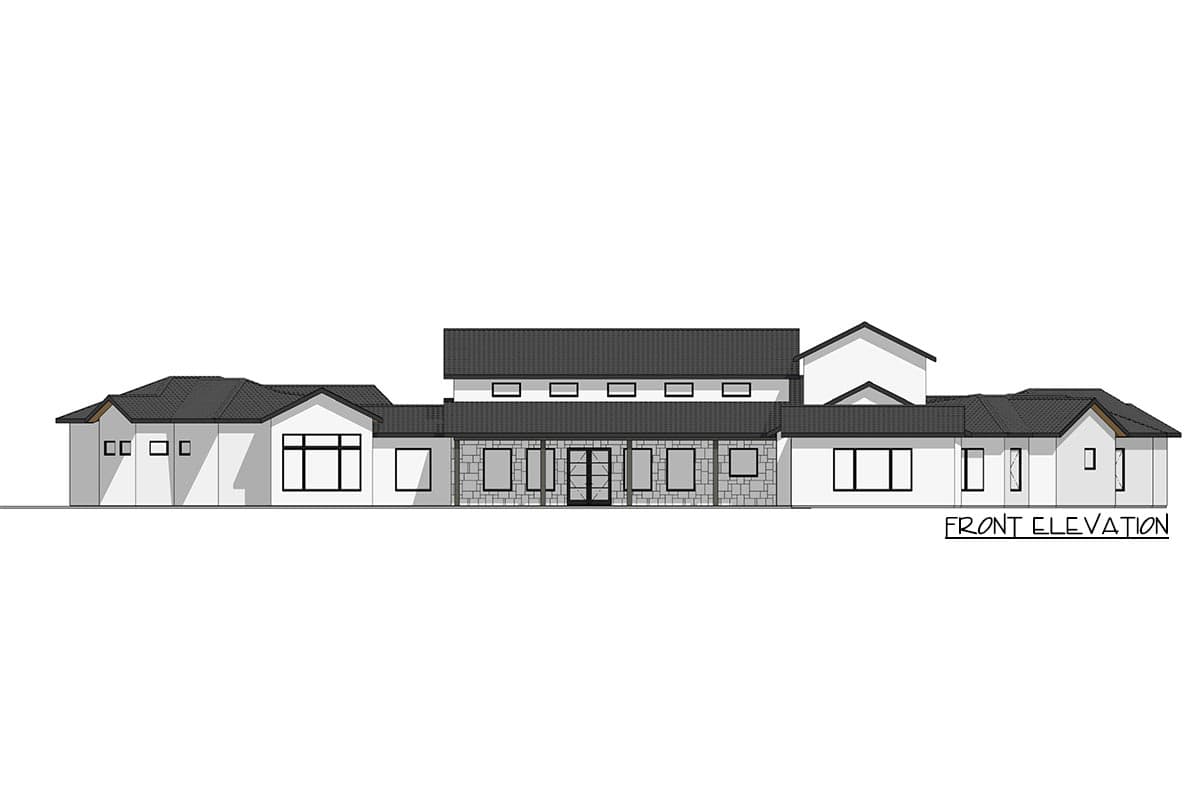 Plan 150010HRP: Sprawling Hill Country Home Plan with Deluxe Master Wing - Image #7 - Country, Craftsman, Hill Country, New American, Transitional