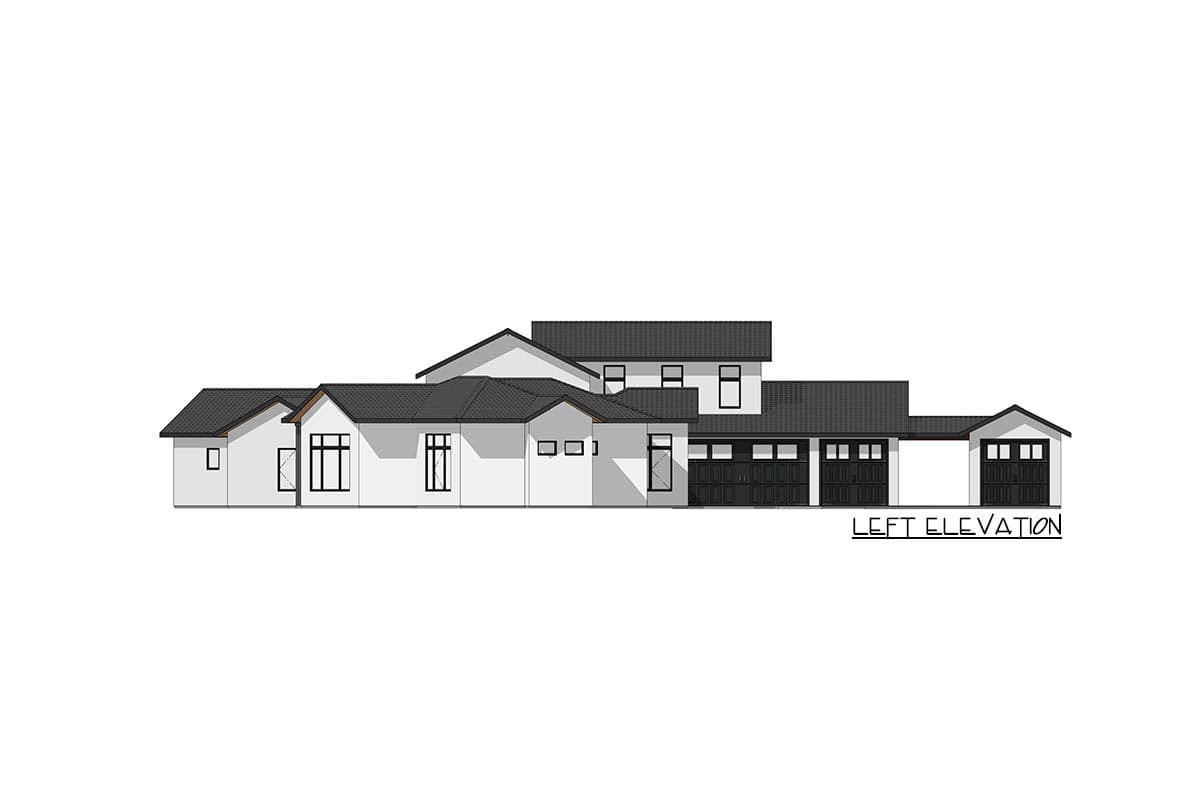 Plan 150010HRP: Sprawling Hill Country Home Plan with Deluxe Master Wing - Image #8 - Country, Craftsman, Hill Country, New American, Transitional