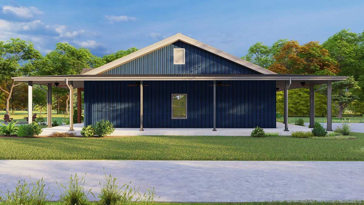 Plan 777000MTL: 2000 Square Foot Country House Plan with 3 Bedrooms - Image #7 - Cabin, Country, Ranch, Southern