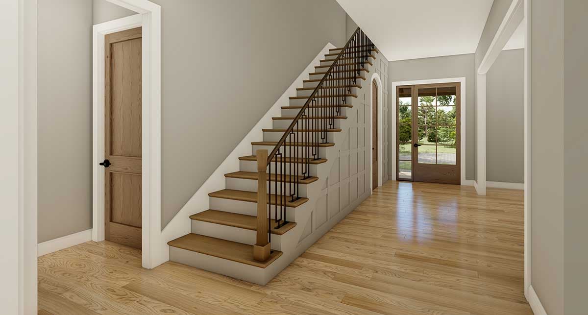 Plan 865018SHW: 2-Story New American Home Plan with Screened Porch and First Floor Master Bedroom - Image #11 - Cottage, Country, Craftsman, Modern Farmhouse, New American, Rustic