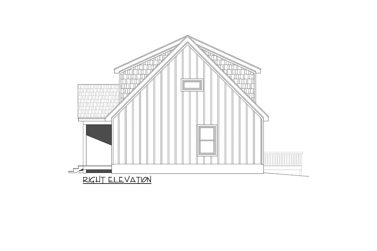 Plan 68966VR: Expanded 2-Story Mountain House Plan with Main Floor Master Suite - Image #5 - Country, Mountain, Rustic, Vacation