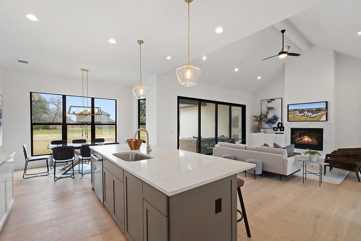 Plan 51904HZ: Transitional Open Concept Home Plan with Home Office and Game Room or Fifth Bedroom - 3152 Sq Ft - Image #16 - Acadian, French Country, Louisiana-Style, Southern, Transitional