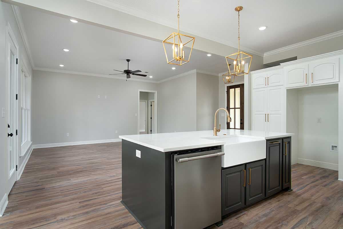 Plan 51905HZ: New American Farmhouse with Flex Bedroom or Home Office and Oversized 2-Car Garage - Image #15 - Craftsman, Farmhouse, New American