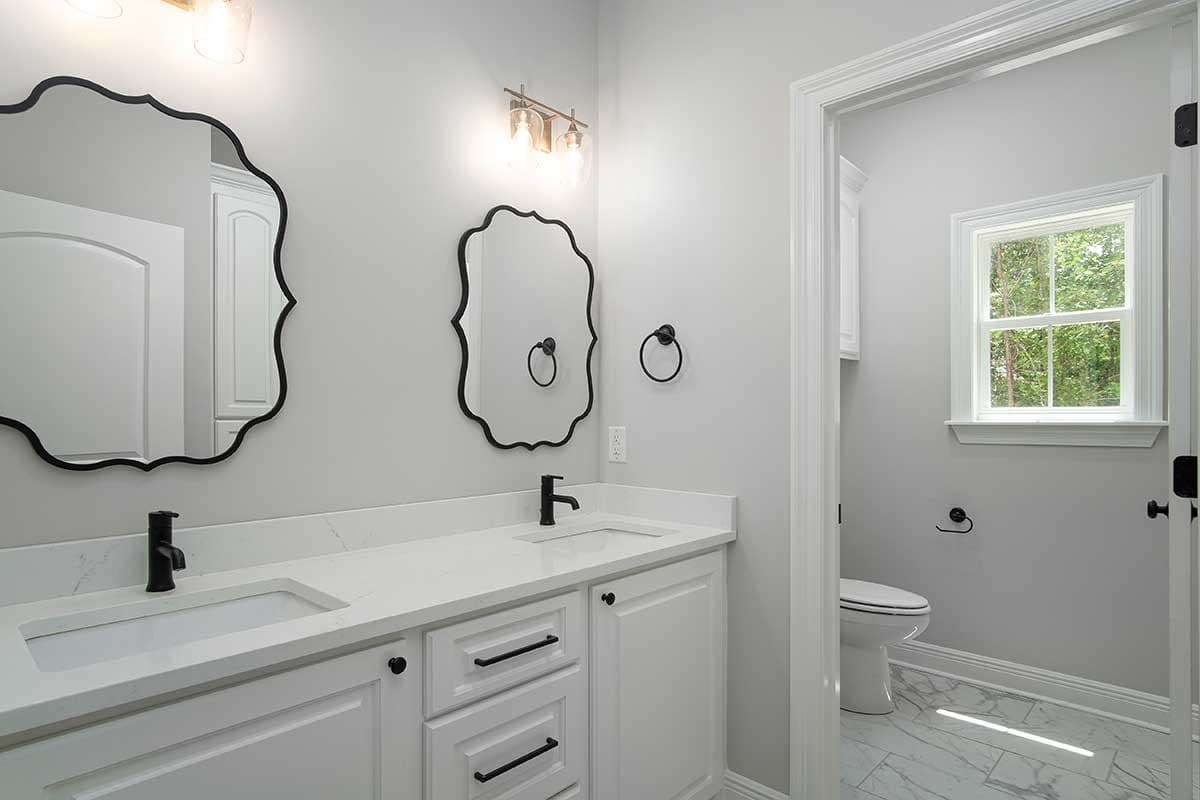 Plan 51905HZ: New American Farmhouse with Flex Bedroom or Home Office and Oversized 2-Car Garage - Image #27 - Craftsman, Farmhouse, New American