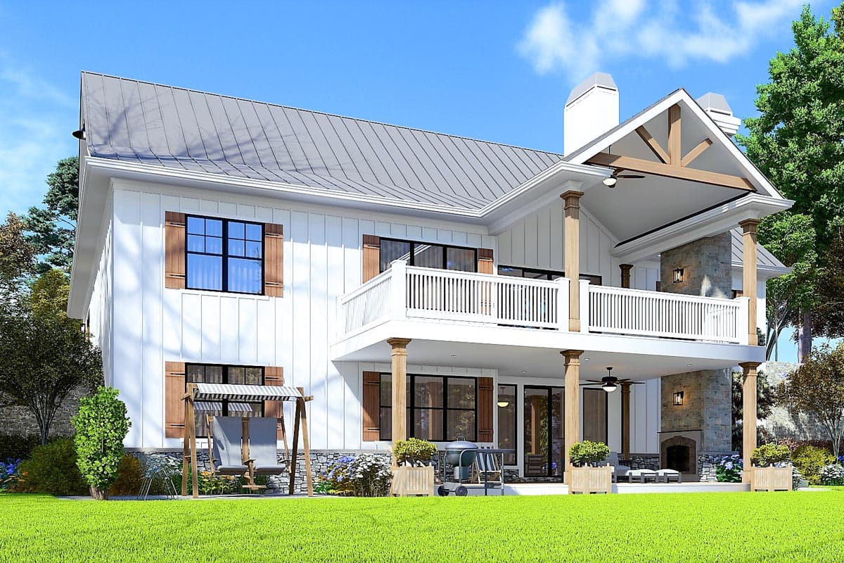 Plan 25765GE: Country Farmhouse Plan with 3 Beds and Lower Level Expansion - 1800 Sq Ft - Image #13 - Country, Farmhouse, New American, Ranch