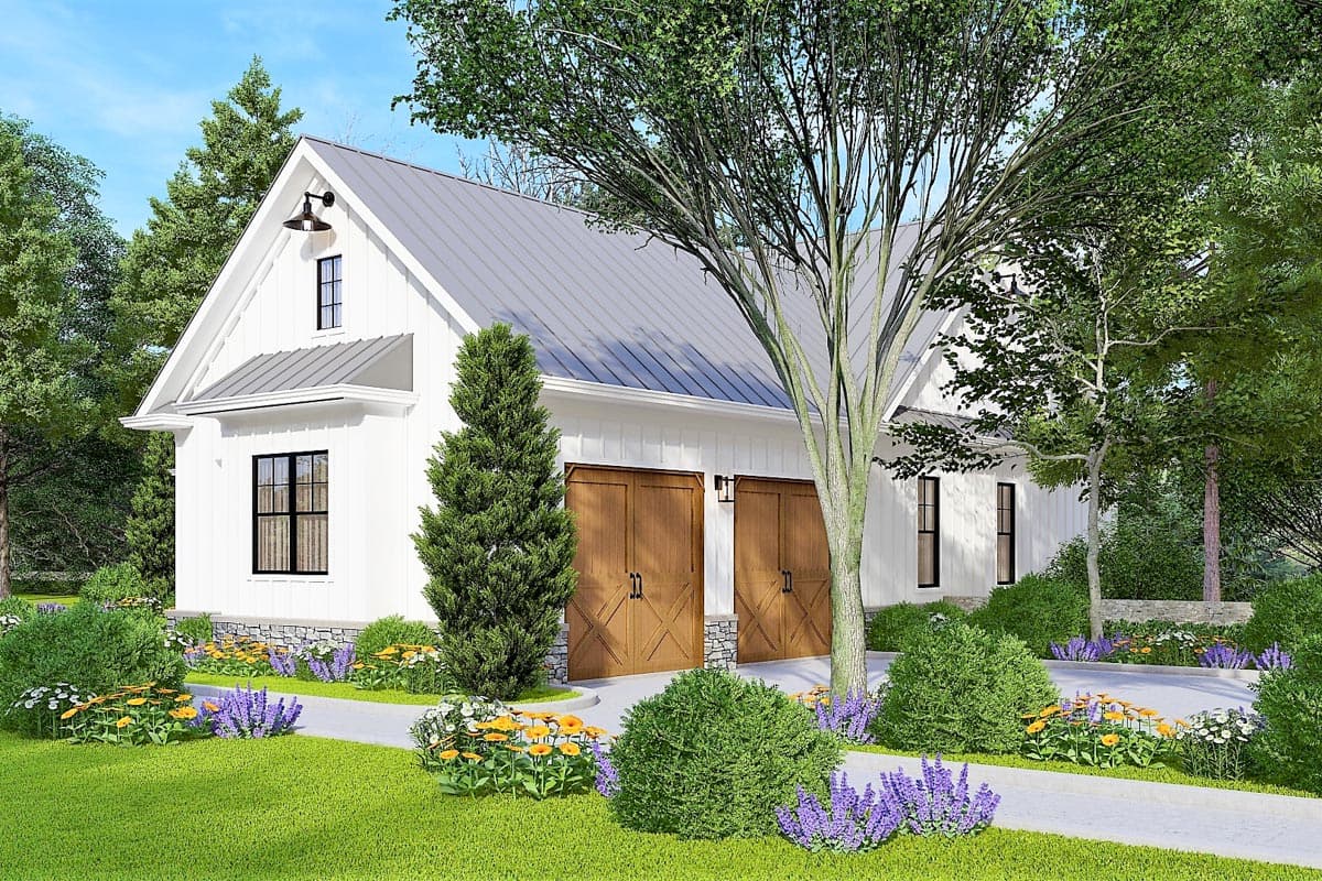 Plan 25765GE: Country Farmhouse Plan with 3 Beds and Lower Level Expansion - 1800 Sq Ft - Image #14 - Country, Farmhouse, New American, Ranch