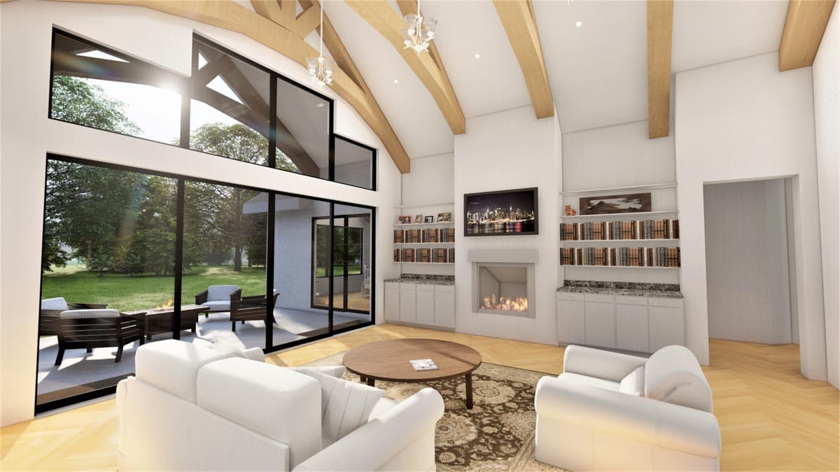 Plan 490019NAH: European-style Rambler with Fully Loaded Lower Level
