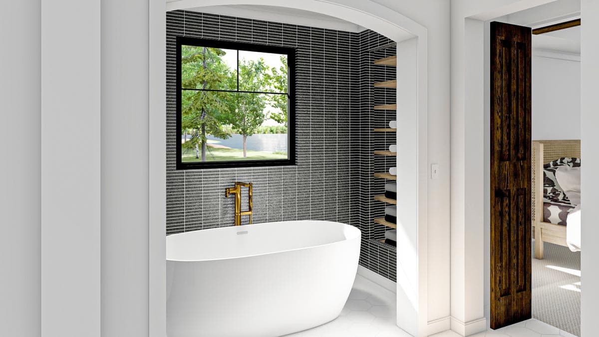 Plan 623094DJ: Lake House Plan with 2 Laundry Rooms and 2 Separate Garages - Image #12 - Country, Craftsman, New American, Transitional