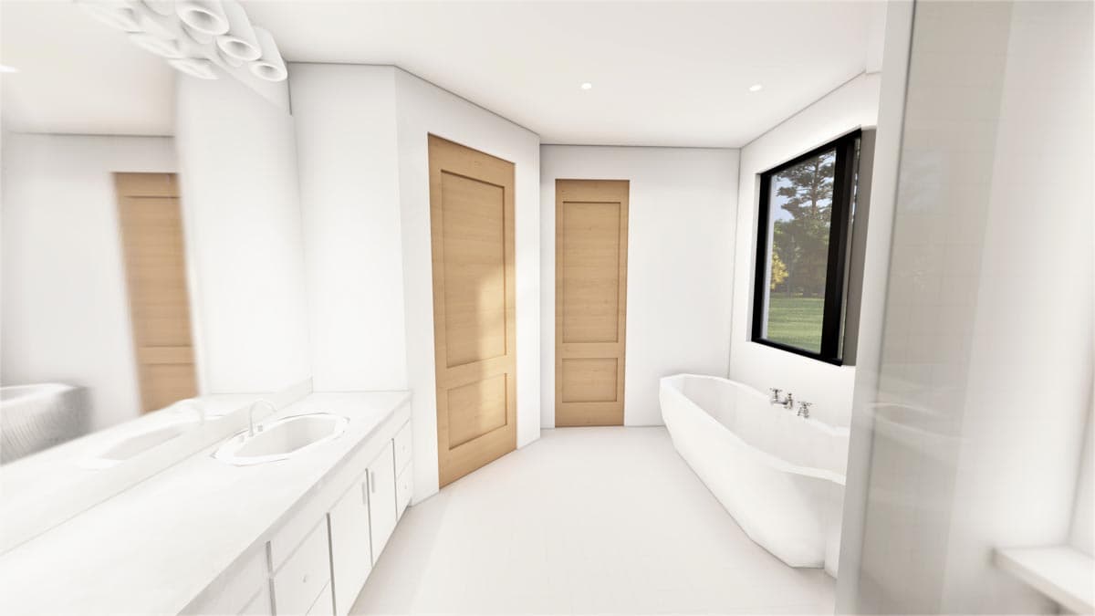 Plan 490021NAH: 2-Bed Farmhouse with Large Garage and Lower Level Expansion Potential - Image #11 - Country, Farmhouse, Modern Farmhouse, New American