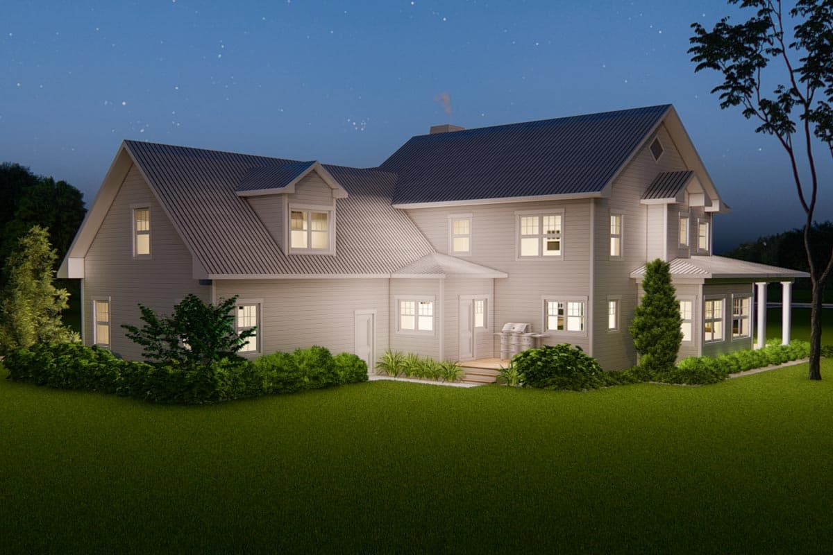 Plan 871019JEN: Family-friendly Farmhouse Plan with Wraparound Porch and Upstairs Bonus - Image #10 - Country, Farmhouse, Modern Farmhouse, New American, Traditional