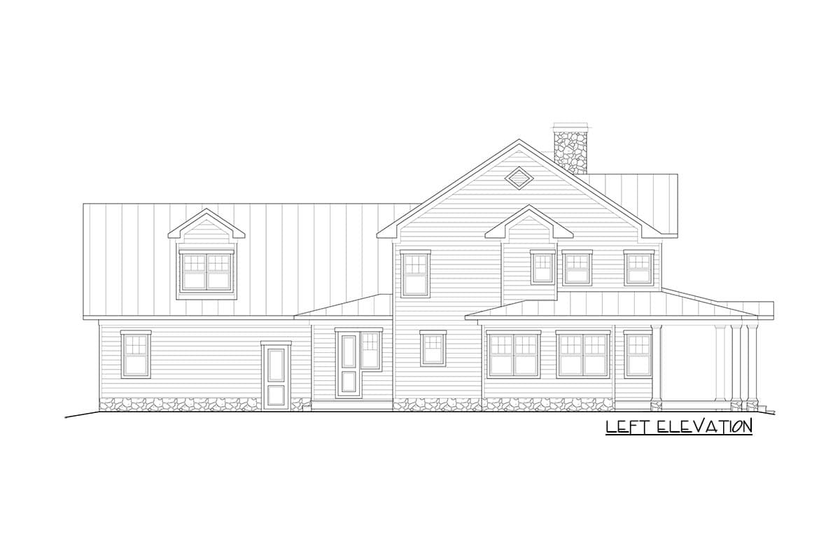 Plan 871019JEN: Family-friendly Farmhouse Plan with Wraparound Porch and Upstairs Bonus - Image #12 - Country, Farmhouse, Modern Farmhouse, New American, Traditional