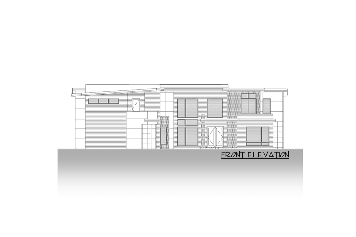 Plan 666152RAF: Modern Home Plan with Rooftop Deck and 2-Bed ADU - Image #5 - Contemporary, Modern, Northwest